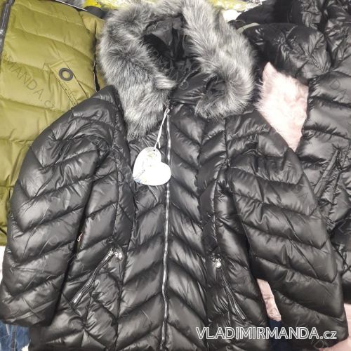 Mantel, Winterjacke mit Fell (s-xxl) ITALIENISCHE MODA IM918-WS-341-1
