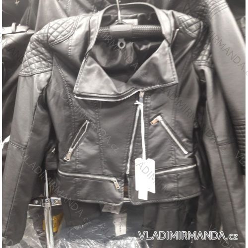 Leatherette Leatherette Jacket Ladies (s-2xl) VOPSE ITALIAN Fashion 8823-1