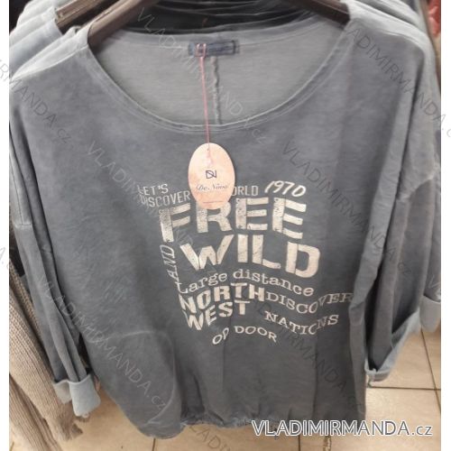 Tunic shirt 3/4 long sleeve ladies (uni sl) ITALIAN Fashion IM718516
