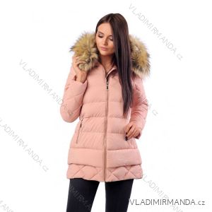 Kabát / vesta zimná s kožušinkou dámsky prešívaný (SML-xl) MFASHION MF18M-11
