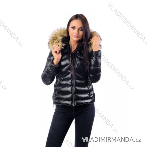 Bunda zimná s kožušinkou dámska prešívaná (SML-xl) MFASHION MF18M-210
