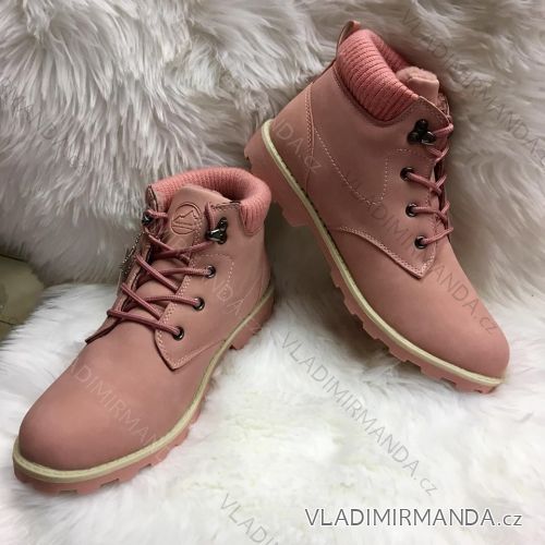 Topánky členkové WORKERY s kožušinkou dámske (36-41) OBUV OB1186751-6
