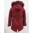 Bunda / parka dámska teplá s kožušinkou (s-2xl) POĽSKO LEU18-10H5507
