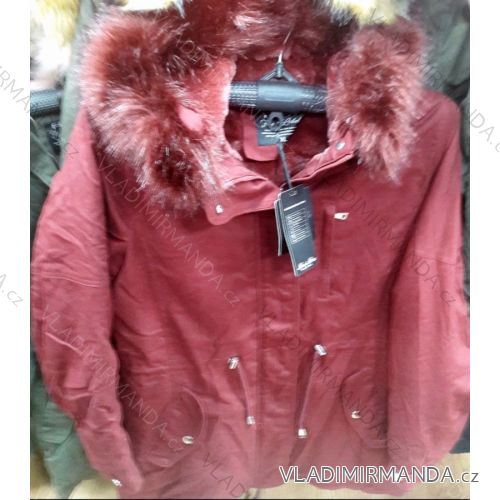 Coat winter park with fur of an overweight female (xl-5xl) FEI FA MA1185601
