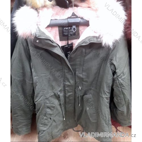 Coat winter park with fur of an overweight female (xl-5xl) FEI FA MA1185601A
