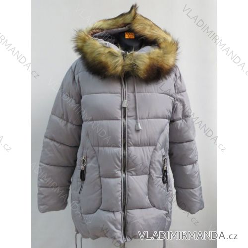 Ladies jacket warm furry with anodised fur (3xl-6xl) LIBLAND LEU18-10H759

