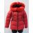 Winter jacket quilted with fur (m-2xl) POLSKá móda LEU1810H9827
