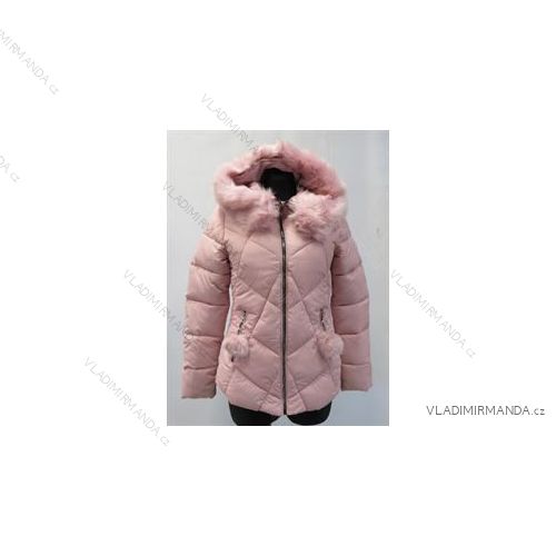 Winterjacke mit Damenfell (m-2xl) gesteppt POLSKá móda LEU1810H1810

