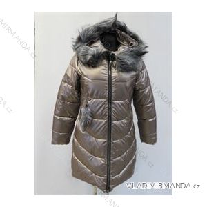 Kabát zimné prešívaný s kožušinkou dámsky (m-2xl) Poľsko moda LEU1810H2181
