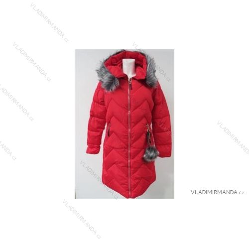 Kabát zimné prešívania dámsky s kožušinkou (m-2xl) Poľsko moda LEU18ZIYO6