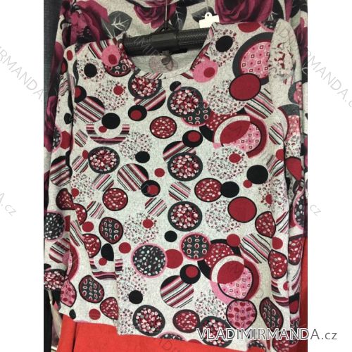 T-Shirt Tunika Langarm Damen (L-3xl) ERBOSSI IM10189
