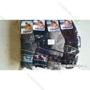 Ponožky teplé zateplené bavlnou pánske (40-46) ELLASUN M42002
