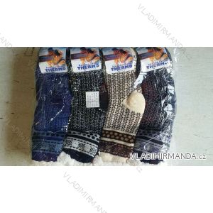 Ponožky teplé zateplené bavlnou pánske (40-46) ELLASUN M42003
