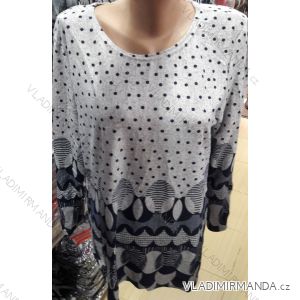 Tričko tunika 3/4 dlhý rukáv dámske (l-3XL) DUNAUONE polski moda PM118223