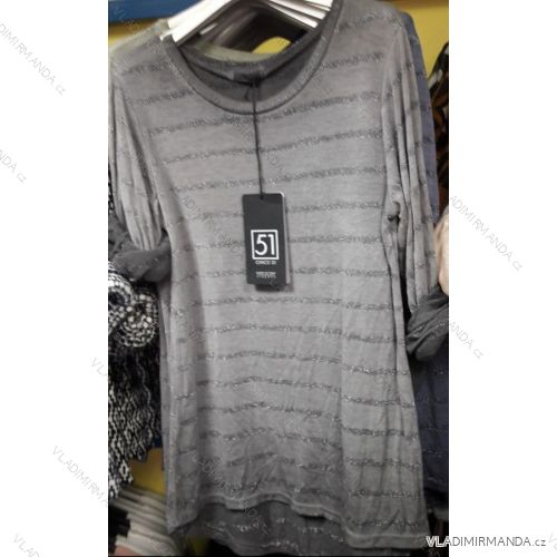 T-Shirt Langarm Damen (uni sl) ITALIENISCHE Mode IM818174
