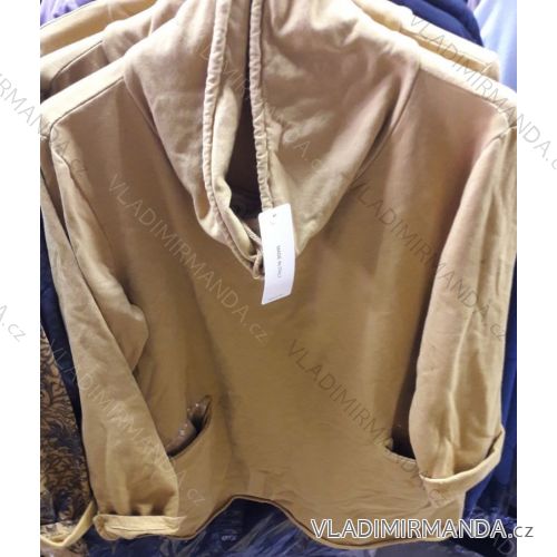 Tunika rolákový s vrecka dlhý rukáv dámske (uni sl) Taliansko MÓDA IM818181