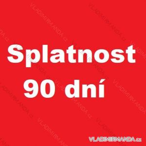 90 dní na splatnosť licenčného oblečenie
