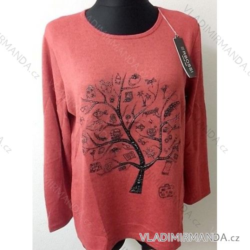 Tričko tunika dlhý rukáv dámske (l-3XL) ERBOSSI PM1189447
