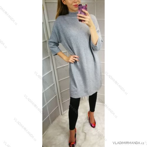 Šaty úpletové dámske (uni sl) ITALSKÁ MÓDA IM518800
