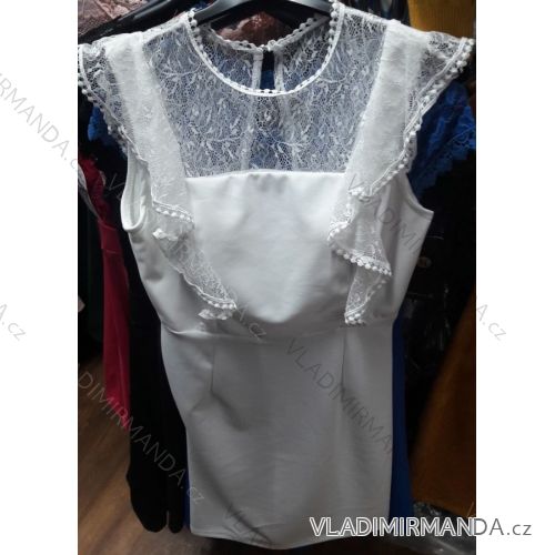 Šaty elegantné krátke dámske (uni sl) Talianska MODA IM919041