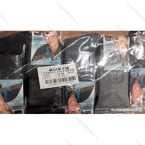 Ponožky teplé dievčenské a chlapčenské (35-38,38-41) AURA.VIAFVY1922