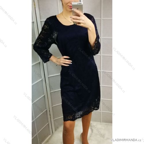 Šaty delší plesové společenské dámské nadrozměrné (44-54) POLSKá MODA PM2170013
