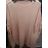 Kleid 3/4 langarm damen (uni xl-3xl) ITALIENISCHE MODA IM718962