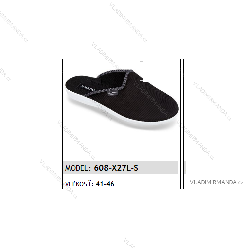 Herrenhausschuhe Hausschuhe (41-46) MJARTAN SHOES 608-X27L-S