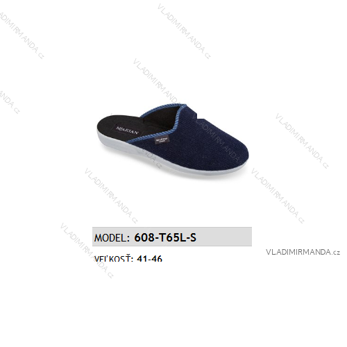 Papuče šľapky pánske (41-46) Mjartan OBUV 608-T65L-S