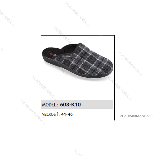 Herrenhausschuhe Hausschuhe (41-46) MJARTAN SHOES 608-K10