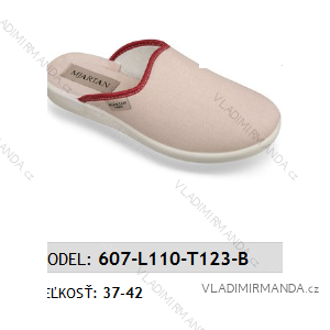 Papuče šľapky dámske (37-42) Mjartan OBUV 607-L110-T123-B