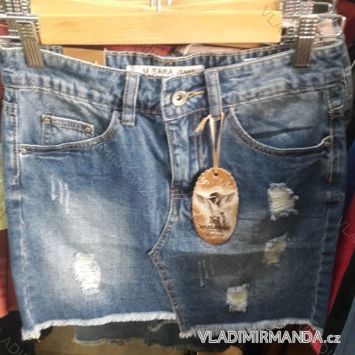 Sukňa riflová dámska (xs-xxl) MSARA JEANS IM919087