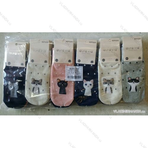 Women's ankle cotton socks picture (35-41) AURA.VIA NDP3226