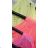 Tričko krátky rukáv dierkovanie dámske oversize NEON (uni s-XL) Taliansko MÓDA IM519005