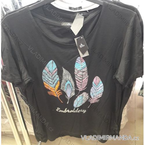 Tričko krátký rukáv dámské (46-54) POLSKÁ MODA IM101946729