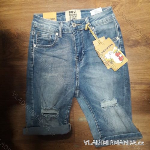 Pants denim 3/4 women's (S-XXL) YESPINK IM919244