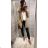 Rifle jeans s mašličkou a zipsom na nohavici dámske (34-42/XS-XL) Gourde LEU18BK2191-1