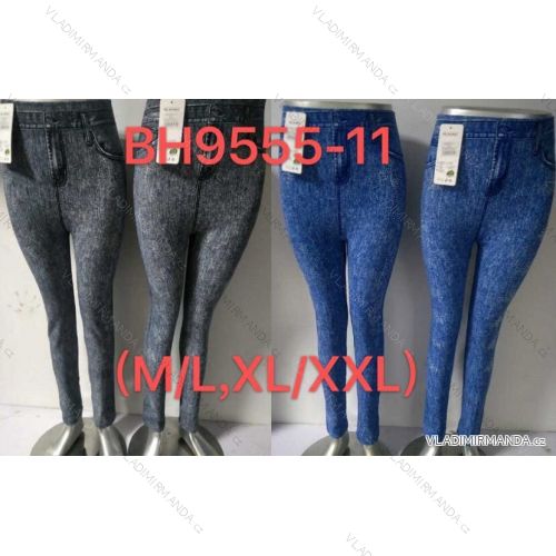 Legíny dlhé džínsové dámske (M / L-XL / 2XL) ELEVEK BH9555-11

