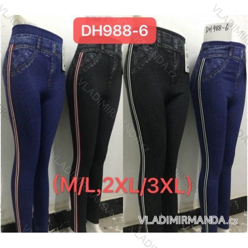 Lange Denim-Leggings für Damen (M / L-2XL / 3XL) ELEVEK DH988-6