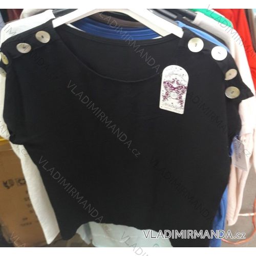 Tunika T-Shirt Langarm Damen (uni sl) ITALIENISCHE Mode IM918355