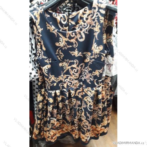Elegantes kurzes Damenkleid (uni sl) ITALIENISCHE MODA IM919037