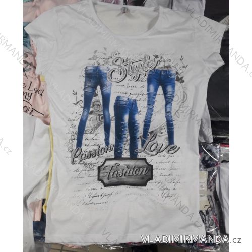 Tričko krátký rukáv dámské (m-xl) POLSKÁ MODA IM1019020