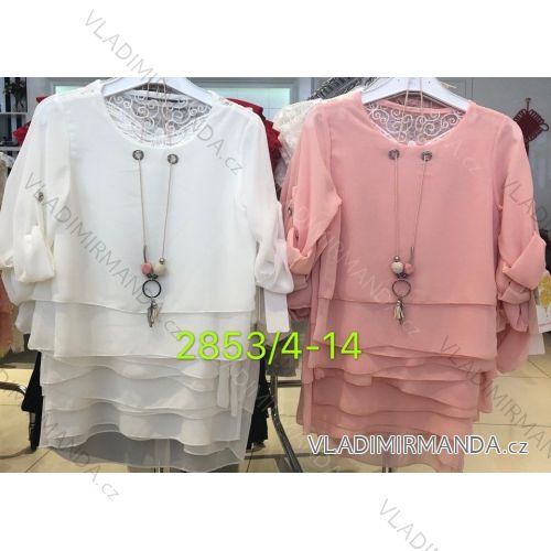Tunic / blouse 3/4 long sleeve (uni) ITALIAN Fashion IMC19057