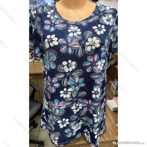 Tunika tričko krátky rukáv dámske (M-3XL) DUNAUONE PM119027