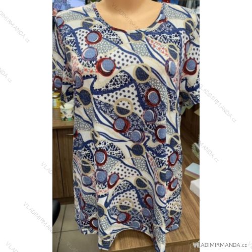 Tunika tričko krátky rukáv dámske (M-3XL) DUNAUONE PM119038