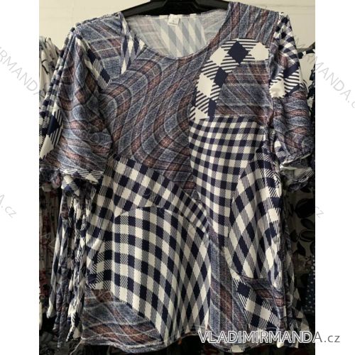 T-Shirt T-shirt 3/4 Sleeve Ladies (L-3XL) POLISH FASHION PM119047
