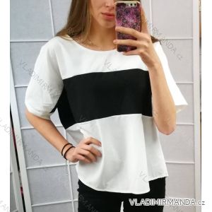 Tunika T-Shirt Langarm Damen (uni sl) ITALIENISCHE Mode IM918355
