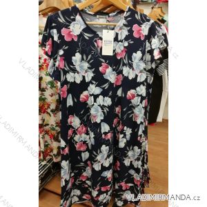 Kleid Kurzarm Damen Sommer Blumen (42-50) Benter 61759
