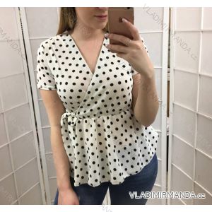 T-Shirt Kurzarm Damen Blumen (uni s / m) ITALIENISCHER MODUS IM9199700
