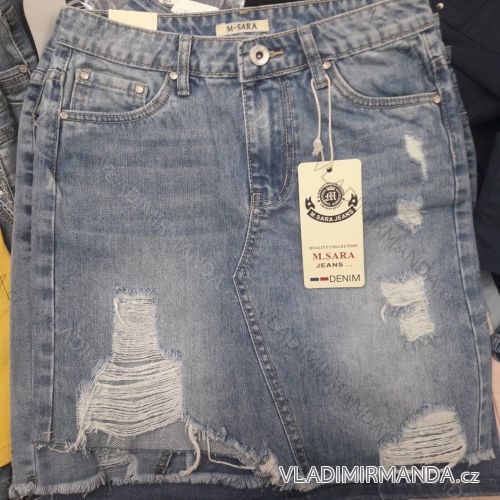 Women's denim skirt (xs-xl) M. Sara MA519e1066
